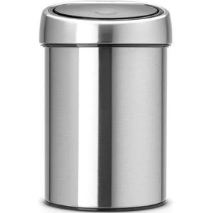 Brabantia Touch Bin Wandafvalemmer 3 Liter Vingerafdrukvrij