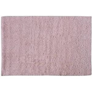 MSV Badkamerkleedje/badmat tapijtje - voor op de vloer - lichtroze - 40 x 60 cm - polyester/katoen