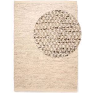 Nordic Weavers Wollen vloerkleed - Ulstein wit|grijs - 300x400 cm