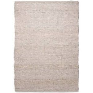 Wollen vloerkleed Lett - wit/beige 300x400 cm