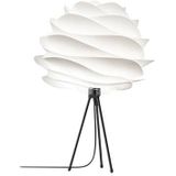 Umage Carmina Medium tafellamp white - met tafel tripod zwart - Ø 48
