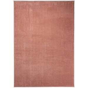 Laagpolig vloerkleed Fine - roze 140x200 cm