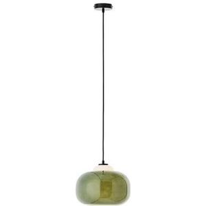 Brilliant Blop Hanglamp 30cm Groen Glas/Metaal 1x A6 - E2 - 60 