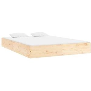 vidaXL Bedframe Naturel 200 x 200 cm