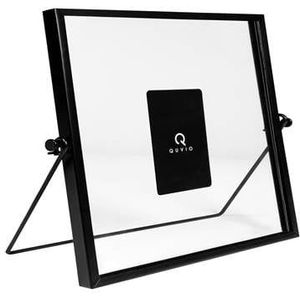 QUVIO Fotolijst staand staal 15 x 15cm - Zwart