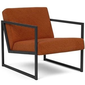Innovation Vikko Oranje Corduroy Loungestoel met Armleuning