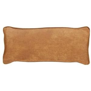 WOOOD Bean Kussen - Recycle Leer - Cognac - 30x70x20