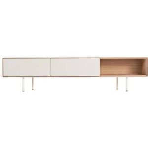 Gazzda Fina dressoir tv-meubel 200x45 whitewash|wit