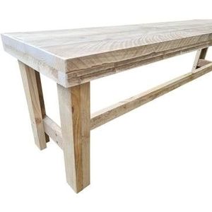 Wood4you - Tuinbank - Rotterdam steigerhout - 150Lx43Hx38D cm