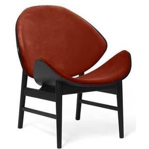 Warm Nordic The Orange fauteuil gestoffeerd Ritz 3701, zwart