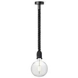 Home Sweet Home hanglamp zwart Leonardo Globe G125 dimbaar E27 helder
