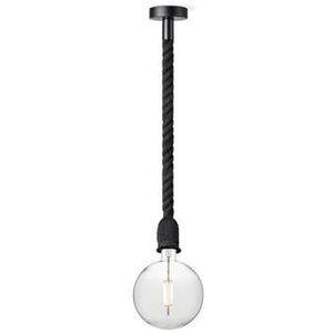 Home Sweet Home hanglamp zwart Leonardo Globe G125 dimbaar E27 helder