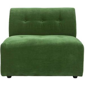 HKliving Vint Bank Element - Middenstuk - Royal Velvet - Groen