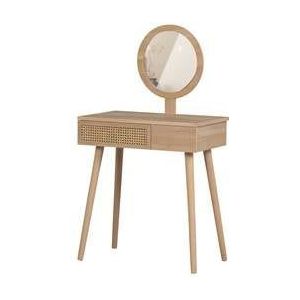 WOOOD Hal|Kaptafel Soof - MDF|Grenen - Naturel - 125x70x40