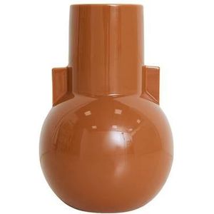 HKliving Ceramic Vaas - Maat S - Caramel