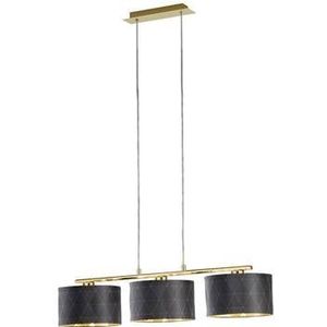 EGLO design Dolorita - Hanglamp - 3 Lichts - Messing - Zwart, Goud