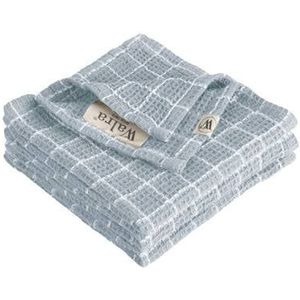 Walra Dry With Cubes Vaatdoek 30 x 30 cm - 3 st. - Jeans Blauw