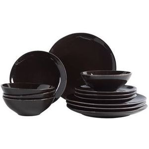 Broste Copenhagen Nordic Serviesset 12-delig - Coal