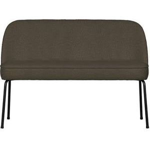 BePureHome Eetbank Vogue - Velvet - Warm Groen - 83x120x59