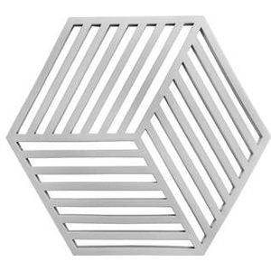 Krumble Pannenonderzetter Hexagon / Pan onderzetter / Pannen onderzetter / Siliconen / Hittebestendig - Grijs