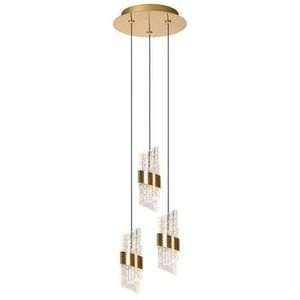 Lucide KLIGANDE Hanglamp 3xGeïntegreerde LED - Mat Goud | Messing