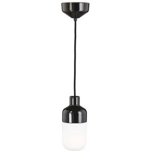 Ifö Electric Ohm hanglamp 100|215 opaal glas IP44 Zwart