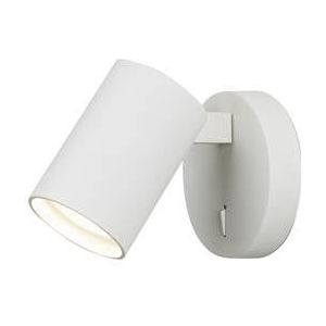 Astro Ascoli Single Switched wandlamp excl. GU10 structuur wit