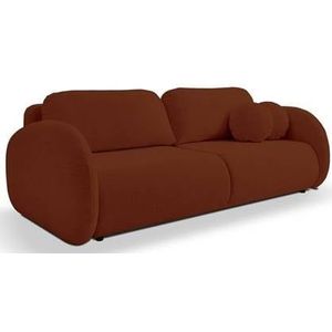 Avery 3-zitsslaapbank - Koper - Chenille - Selsey Design