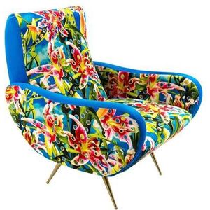 Seletti Toiletpaper Lounge fauteuil Flowers