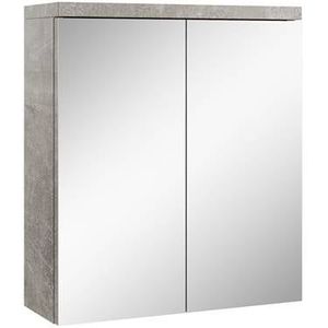 Badplaats Spiegelkast Toledo 60 cm x 20 cm x 60 cm - Beton grijs