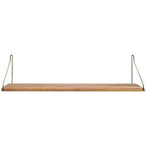 Frama Shelf wandplank 80x20 naturel|messing