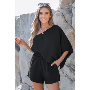 Asymmetrische romper met één schouder