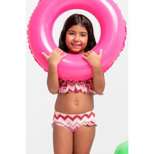 Tweedelige set met gegolfde chevron voor meisjes