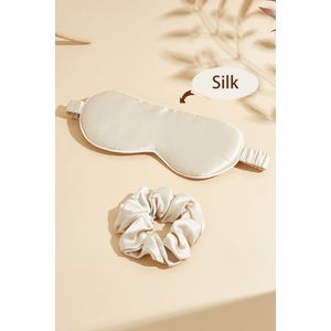 Masker en scrunchie slaapset