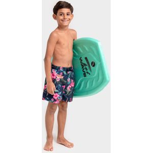 Zwemplankshort met tropische smock voor jongens