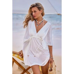 Antieke witte vlindermouw cover-up