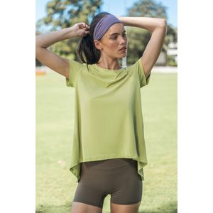 Oversized actief T-shirt met korte mouwen