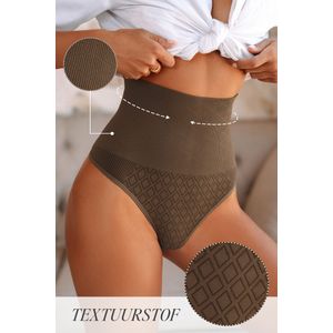 Zwarte mid-rise slim & sculpt shapewear