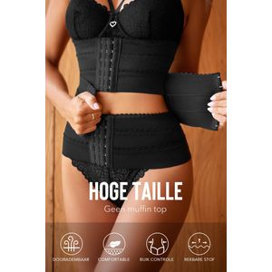 Shapewear met haak en oog aan de voorkant