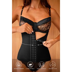 Verstelbaar zwart korset