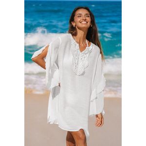 Cover-upjurk met kant en ruches