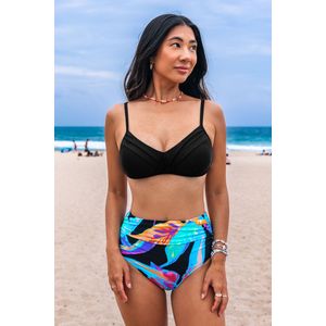 Set met Super Bloom-bikinitop en tropisch hoogbouwbroekje