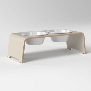dogBar dogBar® Classic in Cashmere Grey M Porzellan M Cashmere Grey erhöhter Futternapf  unterstützt Verdauung  unterstützt Gelenke beim Fressen  s
