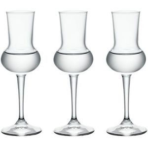 Bormioli Grappagläser Restaurant 80 ml - 3 Stücke