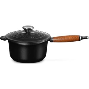 Le Creuset Kochtopf - mit Deckel - Tradition - Matt Schwarz - ø 18 cm / 1.8 Liter