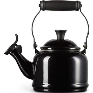 Le Creuset Wasserkessel / Flötenkessel Demi - Induktion - Ebenholzschwarz - 1.1 Liter