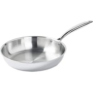 Cookinglife Bratpfanne - TriPly Edelstahl - ø 24 cm - ohne Antihaftbeschichtung