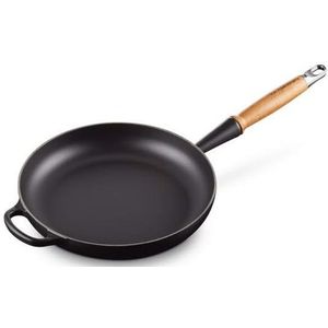 Le Creuset Bratpfanne Signature Matt Schwarz - ø 26 cm / 2 Liter - Emaillierte Antihaftbeschichtung