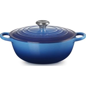 Le Creuset Bräter Marmite Signature Azure - ø 26 cm / 4.1 liter