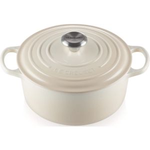 Le Creuset Bräter Signature Meringue - ø 24 cm / 4.2 liter
